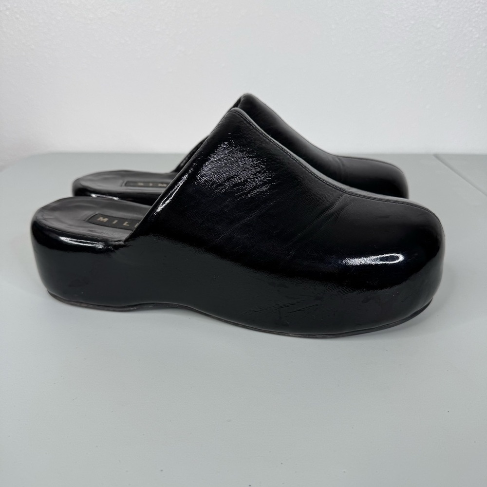 Simon Miller Black Bubble Clogs Size 41 - Picture 6 of 12